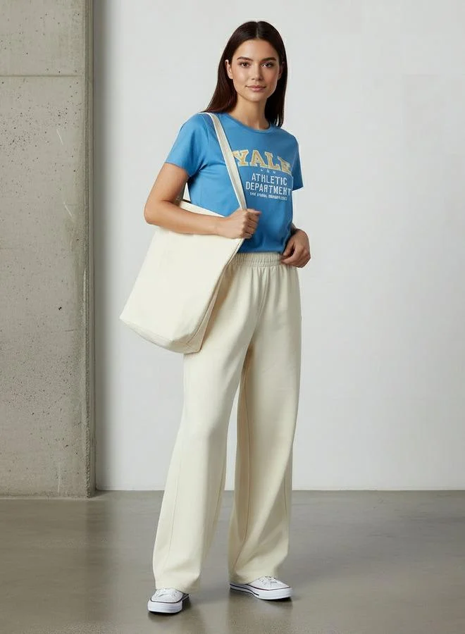 لي كوبر بنطلون لي كوبر واسع الساق بخصر مطاطي